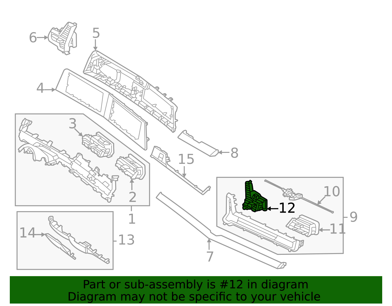 2023-2025 Kia Sportage Air Outlet Vent 97430-P1000 | OEM Parts Online