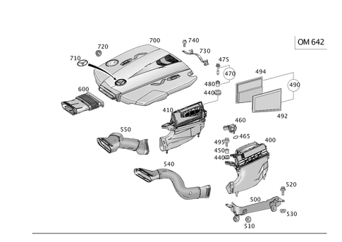 Diesel Vehicle Air Intake for 2011 Mercedes-Benz ML350 #0