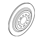 584113X300 - Brakes: Rotor for Hyundai: Elantra, Elantra Coupe, Elantra GT, Kona, Veloster, Venue Image