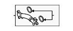 11539453680 - Cooling System: By-Pass Pipe for BMW Image
