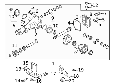 Axle & Differential for 2023 Subaru Forester #0