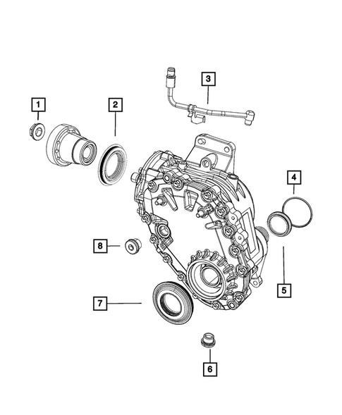 Seal and Shim Packages for 2008 Dodge Avenger #0