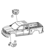 68065171AA - Electrical: Power Window Switch for Ram: 1500, 2500, 3500 Image