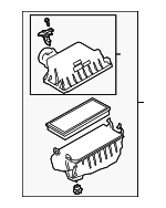 17700F0021 - Engine: Air Cleaner Assembly for Toyota: Avalon, Camry, RAV4 Image