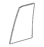 6812460461 - Body: Fixed Glass for Lexus: LX600, LX700h Image