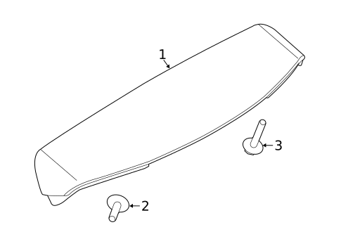 Spoiler for 2019 Land Rover Range Rover Velar #1