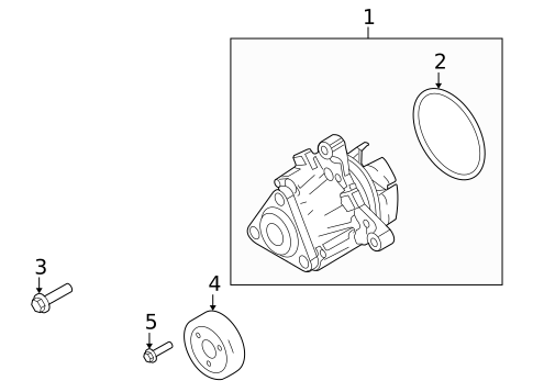 Water Pump & Related Components for 2010 Ford Transit Connect #0