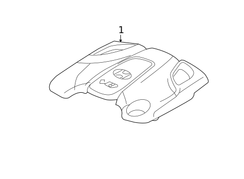 Engine Appearance Cover for 2012 Hyundai Genesis #0