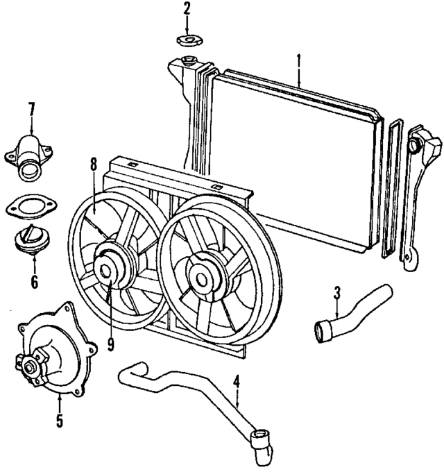 4401974 - Cooling System: Radiator for Mopar Image