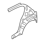 13243526 - : Inner Quarter Panel for Saturn: Astra Image