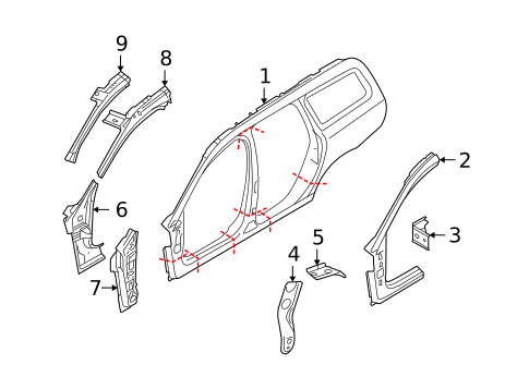 Uniside for 2008 Volvo XC70 #0