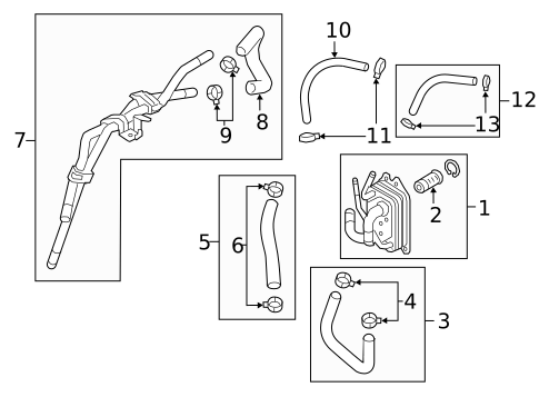 Trans Oil Cooler for 2020 Hyundai Elantra #0