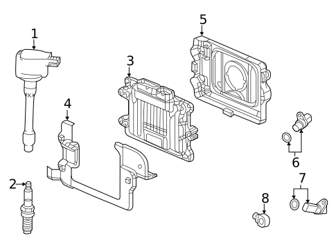 Ignition Coil for 2022 Acura TLX #0