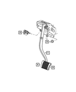 5154689AF - Brakes: Brake Pedal And Pad for Mopar Image