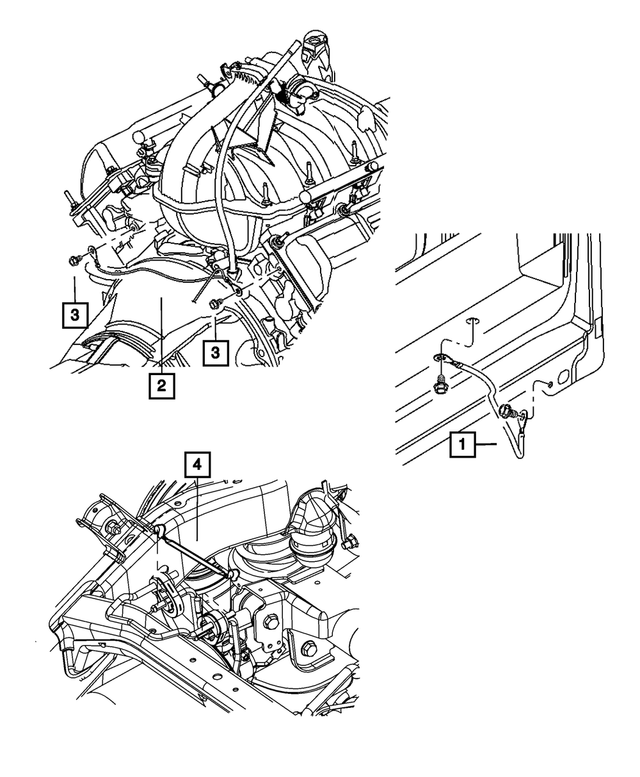 5064878AA - Electrical: Ground Strap for Mopar Image