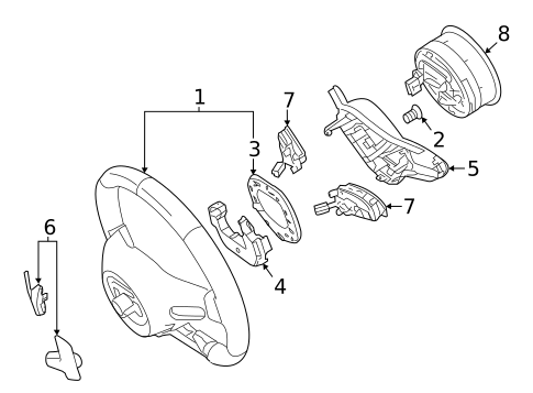 Steering Wheel for 2020 Mercedes-Benz A220 #0