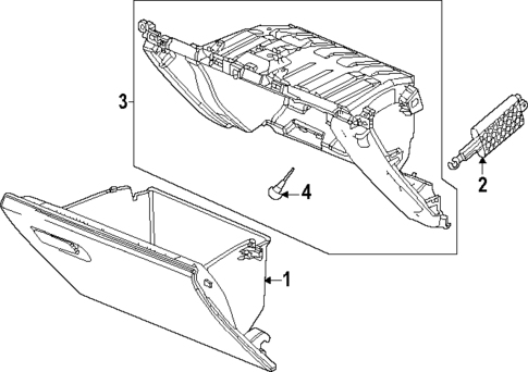 Glove Box for 2023 Honda HR-V #0
