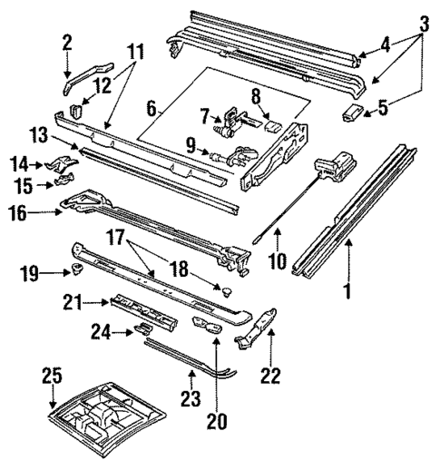 Sunroof for 1994 Audi 90 Quattro #0