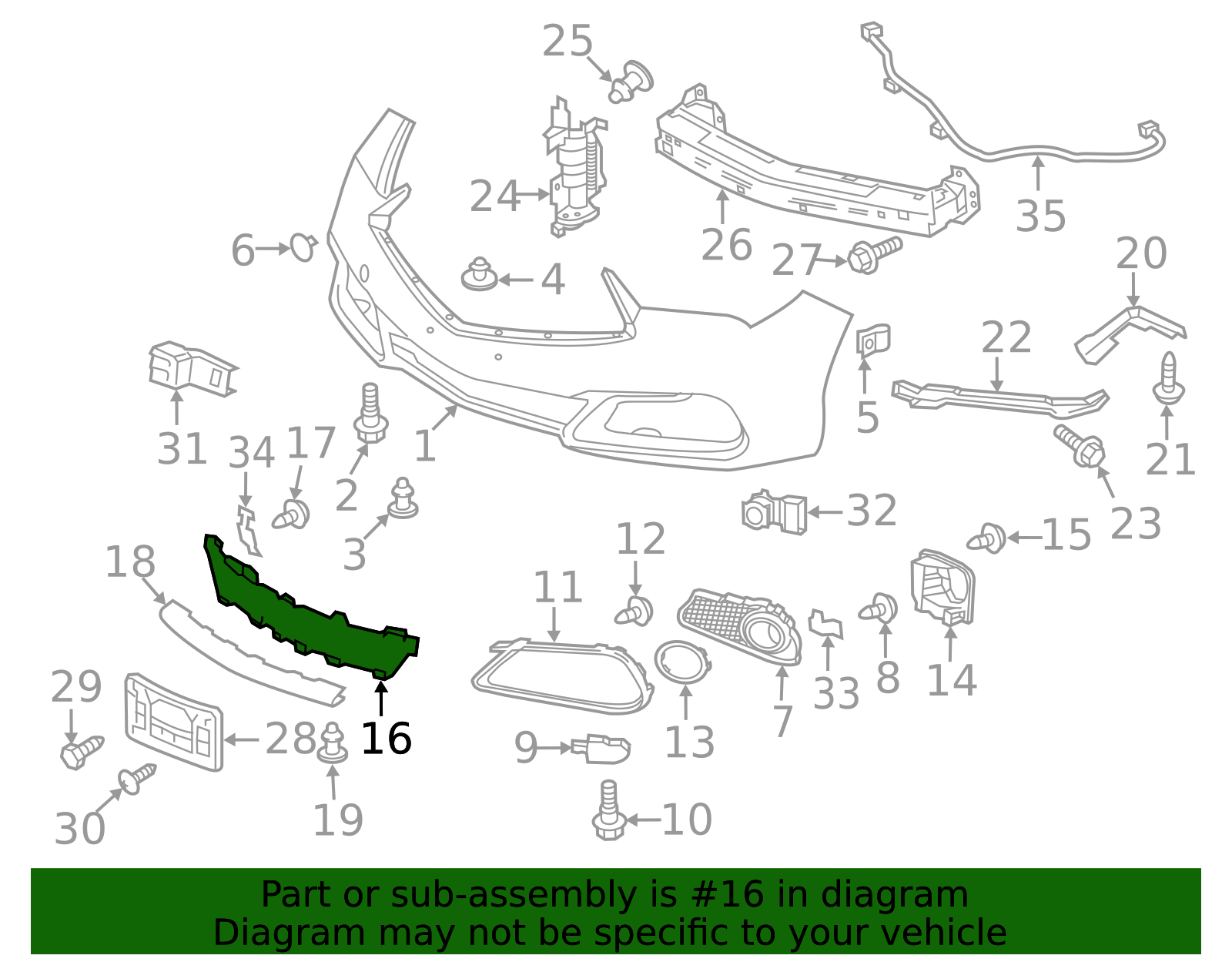 2018-2020 Acura TLX Lower Grille 71113-TZ3-A50 | OEM Parts Online