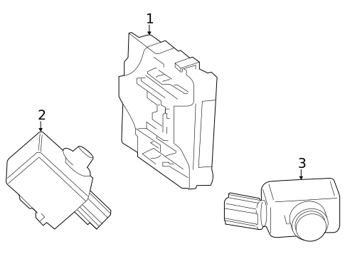 Electrical Components for 2024 Toyota Venza #1