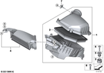 13715A1AC99 - Fuel Preparation System: Air-Intake Duct for Mini: JCW Countryman ALL4 Image