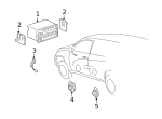 8621242030 - : Radio Bracket for Toyota Image