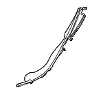 25469011011D34 - Body: Body C-Pillar Trim Panel for Mercedes-Benz Image