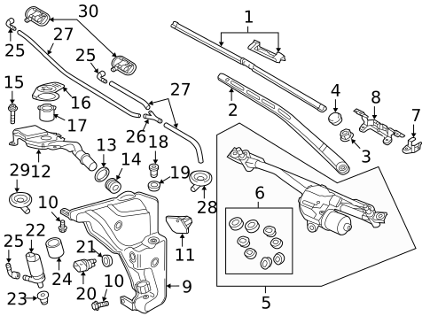Wipers for 2014 Audi A7 Quattro #0
