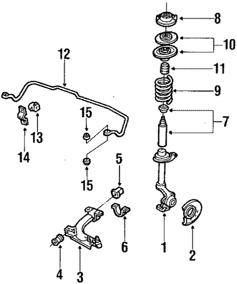 Suspension Components for 1990 Pontiac LeMans #0