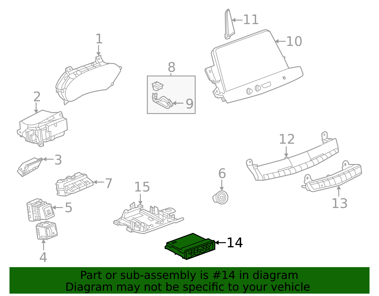 thumbnail image 2 of 🧠 Genuine GM Body Control Module (BCM) – 13514637 – Fits 2017-2020 Buick LaCrosse, Cadillac CT6, Cruze & More 2 of 6