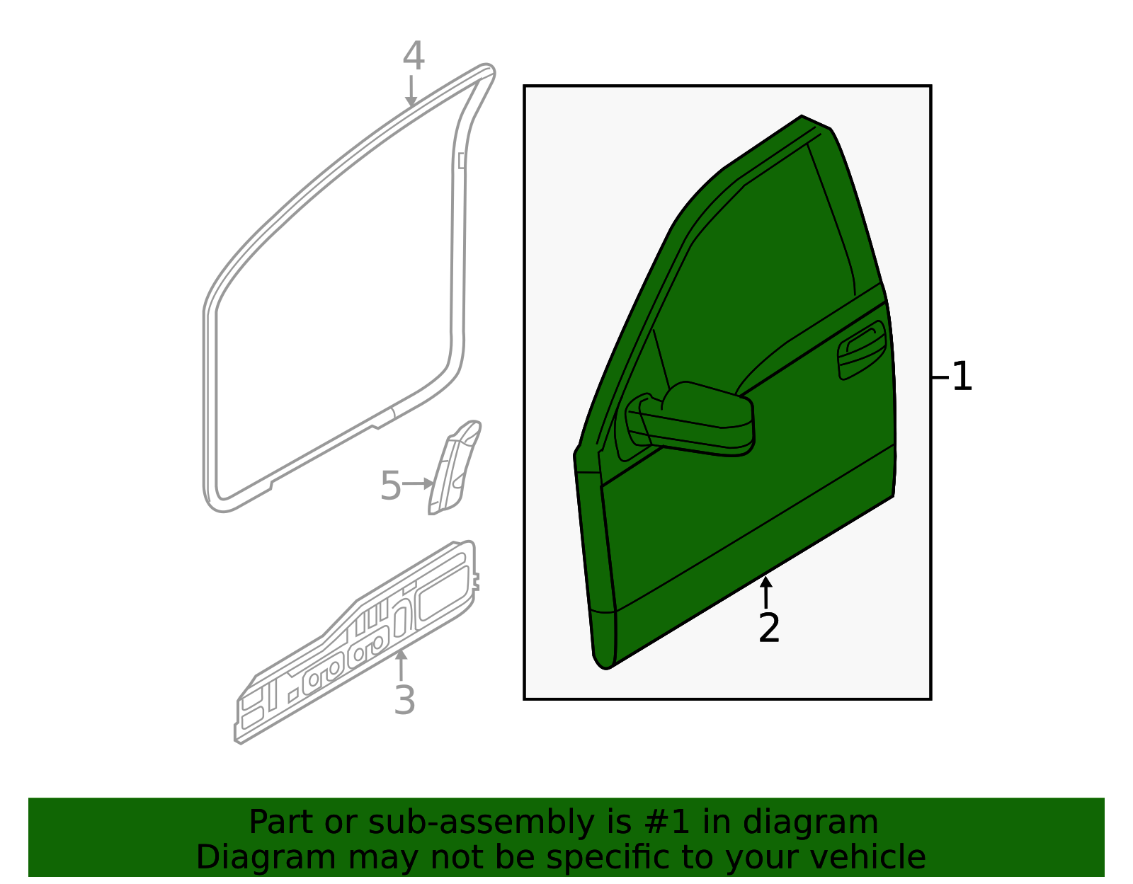 al3z1820124c - Ford Door Shell | Levittown Ford Parts