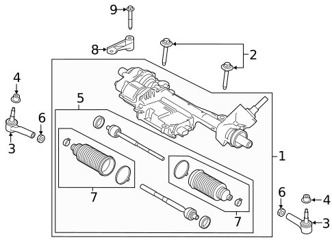 Steering Gear & Linkage for 2020 Ford Mustang #0