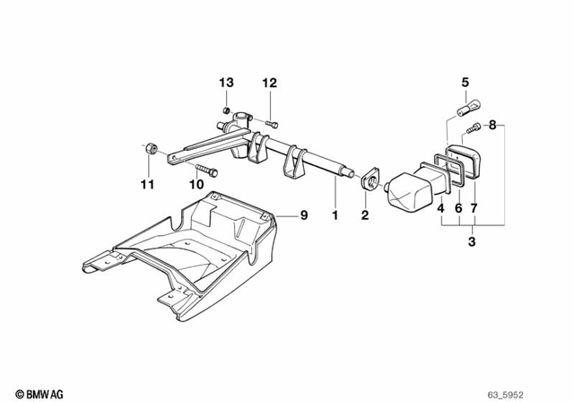 63231243442 - Lights: Turn Indicator - Olsa for BMW-Motorrad Image