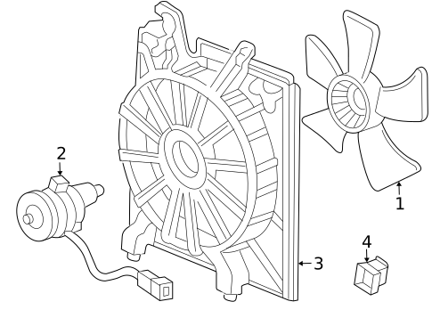 Cooling Fan for 2005 Honda Accord #0