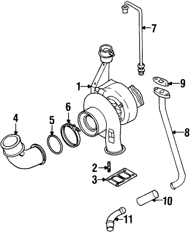 5003332AD - Engine: Turbocharger Oil Line Gasket for Mopar Image