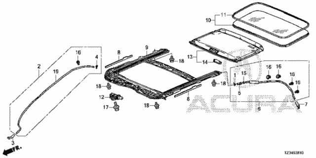 Sliding Roof for 2015 Acura TLX #0