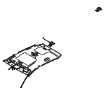 85310J5500CKL - Body: Headliner for Kia: Stinger Image