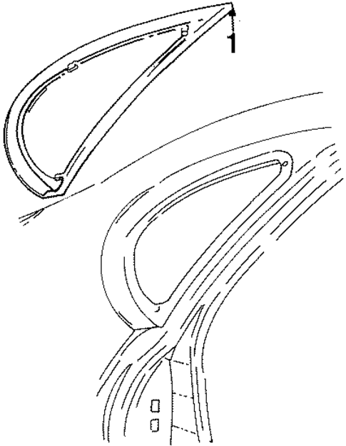 Glass & Hardware for 1998 Ford Taurus #0