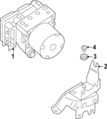 478406TA0A - : Mount Bracket for Nissan: Pathfinder Image