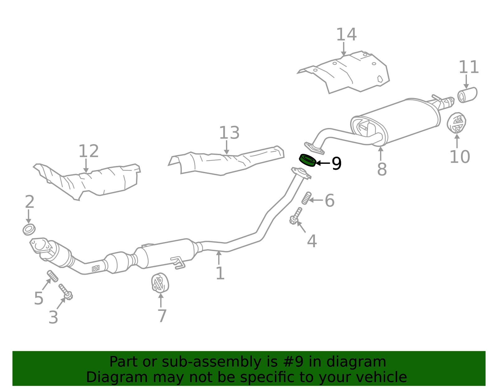 Exhaust Gasket- Genuine Toyota