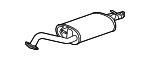 174300T261 - Exhaust: Muffler &amp; Pipe for Toyota: Corolla Image