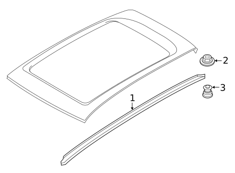 Exterior Trim - Roof for 2019 Porsche Cayenne #0
