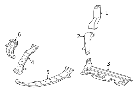 Ducts for 2018 Chrysler Pacifica #0
