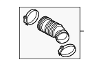 8S0129624C - Engine: Connector Pipe for Audi Image