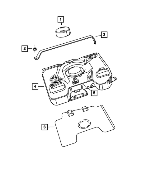 Tank, Fuel for 2003 Dodge Viper #0