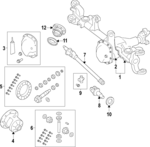 68414829AD - Front Drive Axle: Carrier Assembly for Jeep: Wrangler Image