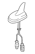 8J7035503A - Entertainment &amp; Telematics: GPS Navigation System Antenna for Audi Image