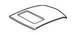 15832104 - Body: Roof Panel for Cadillac: DeVille, DTS Image