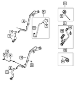 68200548AA - Fuel and Accelerator Pedal: Fuel Vapor Recirculation Tube for Mopar Image