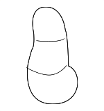 20536328 - Body: Motor Assembly Spacer for Chevrolet: Camaro, Impala, Monte Carlo Image